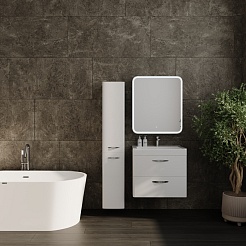 Style Line Зеркальный шкаф Каре 70 L – фотография-13